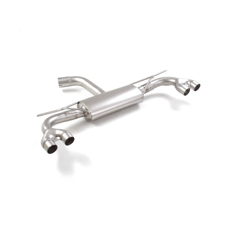 Silencioso trasero doble en acero inox Cupra Leon (KL) 2.0TSI (221kW) 2021- 2024