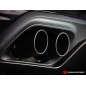 Tramo trasero grupo N doble en acero salidas redondas Sport line Black inox  Cupra Leon (KL) 2.0TSI (221kW) 2021- 2024