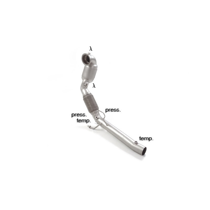 Catalyseur sport 200cpsi en inox avec enlèvement du filtre OPF/GPF Cupra Leon (KL) 2.0TSI (221kW) 07/2024 - Aujourd'hui