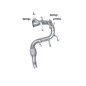 Tube suppression catalyseur + tube suppression filtre à particules Mini R57 Cabrio 2.0D Cooper S (105kW) 2011 - 2014