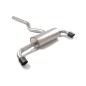 Silenciador trasero doble Acero Inox BMW Serie2 G42(Coupè) 218I (115Kw) 2022 - Hoy
