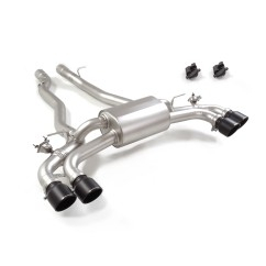 Escape trasero doble en acero inox BMW M5 G90(Sedan) 4.4 V8 (430kW + 145kW) 2024 - Hoy