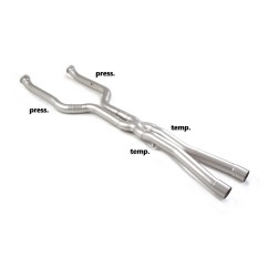 Tramo intermedio para supresor filtro OPF / GPF en acero inox BMW M5 G99 (Touring) 4.4 V8 (430kW + 145kW) 2024 - Hoy