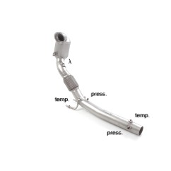 Catalyseur sport 200cpsi en inox Volkswagen Polo Mk6 (Typ AW) 2.0TSI GTi (147kW) 11/2018 - 11/2020