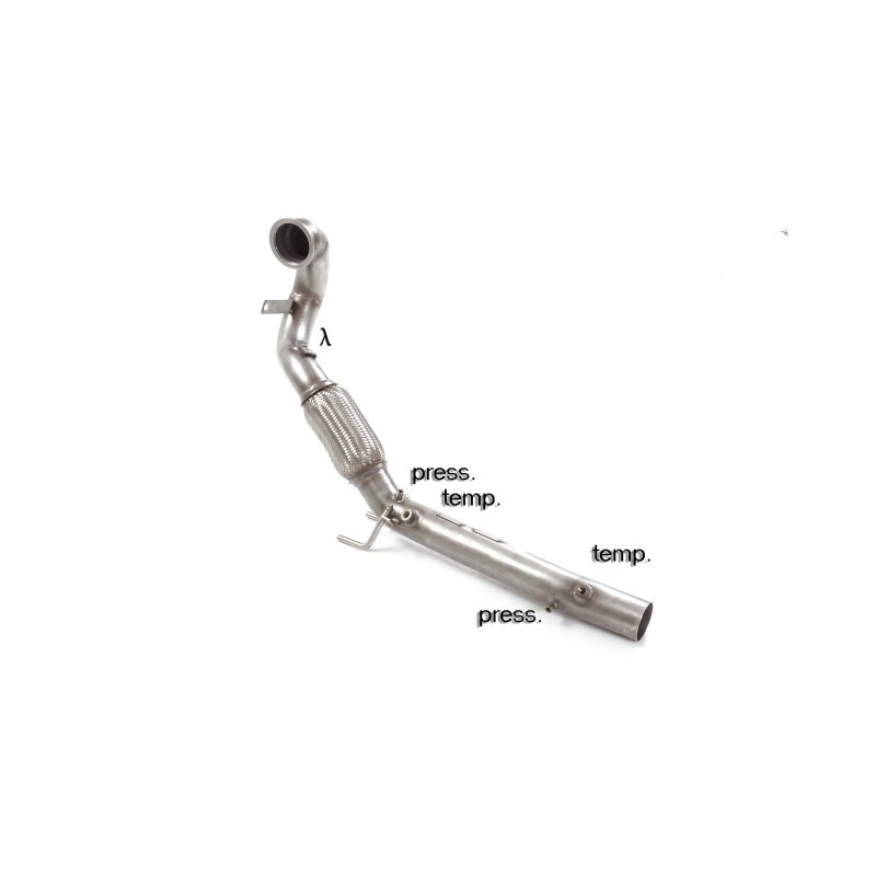 Tube suppression catalyseur avec du FAP Volkswagen Polo Mk6 (Typ AW) 2.0TSI GTi (147kW) 11/2018 - 11/2020