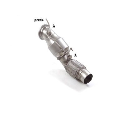 Catalyseur sport 200cpsi en inox BMW F20 125i (165kW - B48) 2016 - 2018