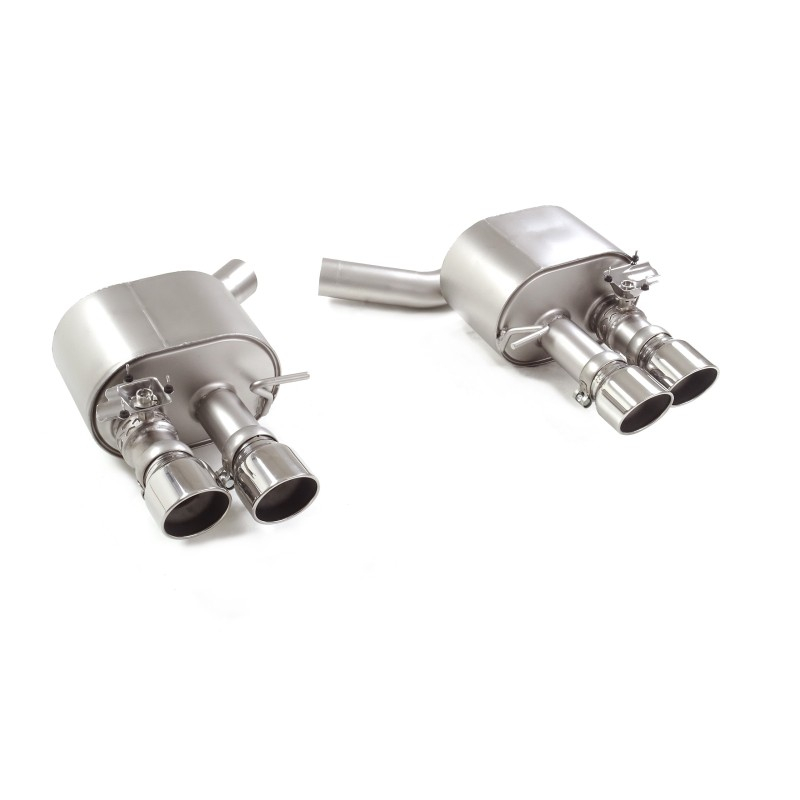 Silencioso trasero doble en acero inox Audi S5 (Typ FU) 3.0TFSI Quattro (270kW) 2024 - Hoy