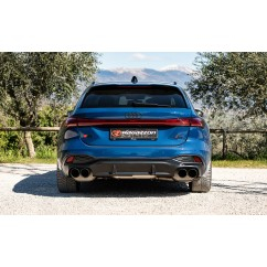 Silencioso trasero doble en acero inox con salidas redondas Audi S5 (Typ FU) 3.0TFSI Quattro (270kW) 2024 - Hoy
