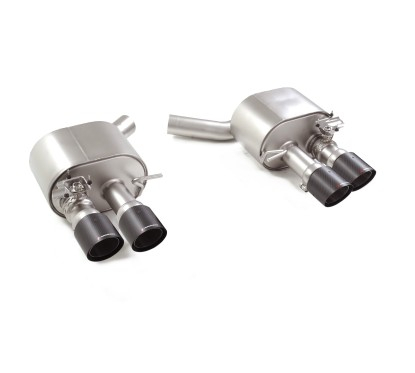 Escape trasero doble en acero inox Audi S5 (Typ FU) 3.0TFSI Quattro (270kW) 2024 - Hoy