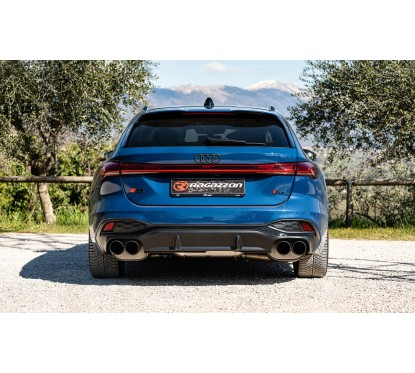Escape trasero doble en acero inox Audi S5 (Typ FU) 3.0TFSI Quattro (270kW) 2024 - Hoy