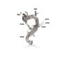 Catalyseur + Tube suppression filtre à particules Jeep Renegade 2014 2.0MJT 4WD (125kW ) 08/2018 - 2020