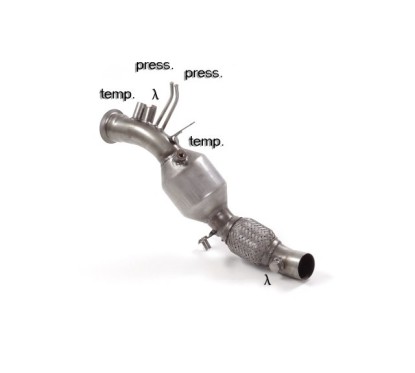 Catalyseur + Tube suppression filtre à particules BMW Serie2 F22 / F23 Coupè / Cabrio 218d (110kW) 2015 - 07/2018