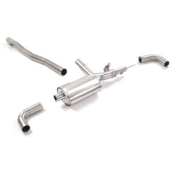 Silencioso trasero dobles en acero inox Mercedes Classe A(W177) AMG A35 4MATIC (225kW + 10kW) 10/2022 - Hoy