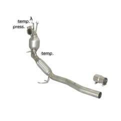 Catalyseur + Tube suppression filtre à particules Volkswagen Beetle Coccinelle (Typ 5C) 2019 1.6TDi (77kW) 2011 - 2014