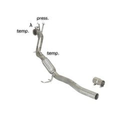 Tube suppression Catalyseur + Tube suppression FAP Volkswagen Passat Mk6 (typ 3C - B6 / B7)  2.0TDi (125kW) 08/2010 - 2012