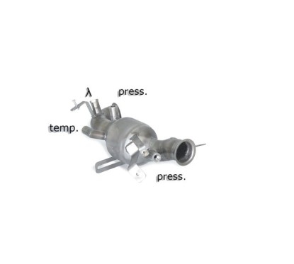 Catalyseur + Tube suppression FAP Volkswagen T5 Caravelle Multivan (Typ 7H) 2003 2.0TDi (75kW) 2009 - 2016