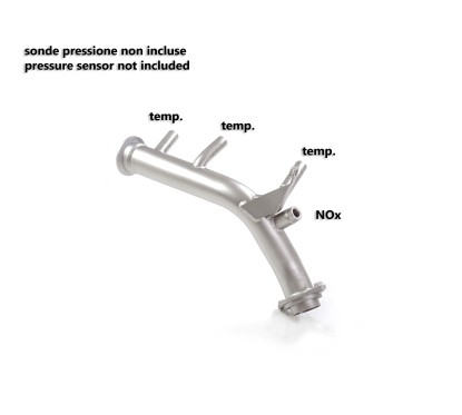 Tube suppression catalyseur + Tube suppression filtre à particules Toyota Hilux Mk8 2.8D (150kW) 2020 - 2024