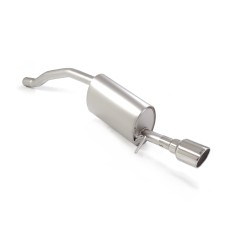 Silencioso trasero en acero inox con salida redonda Skoda Kamiq 1.0TSI (85kW) 2024 - Hoy