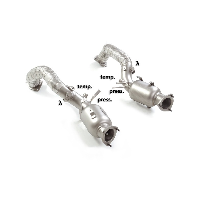Tube suppression filtres OPF / GPF Porsche 718 Cayman(982) GT4 RS (368kW) 11/2021 - 2025
