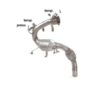 Catalyseur + Tube suppression Mini R56 One D 1.6 (66kW) 2011 - Aujourd'hui