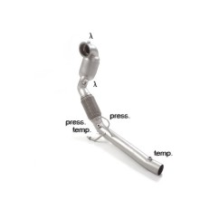 Catalyseur sport 200cpsi en inox Skoda Octavia Mk4 2.0TSI RS (180kW) 2020 - 2024