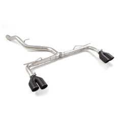Tube arrière duplex en inox sorties rondes Sport line Black Cupra Leon (KL) 1.5TSI - 1.5 ETSI (110kW) 07/2024 - Aujourd'hui