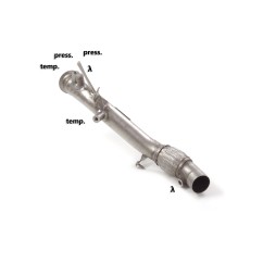 Tube suppression catalyseur + Tube suppression  filtre à particules BMW Serie1 F21 116d (85kW - B37) 2015 - 06/2018