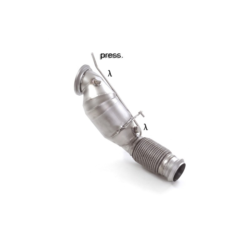 Catalyseur sport 200cpsi en inox BMW Série4 F36 (Gran Coupè) 420i (135kW) 08/2018 - 2021