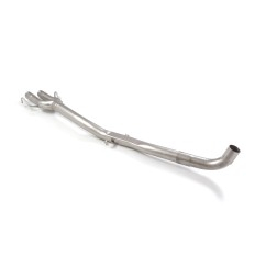 Tube intermédiaire groupe n sans silencieux en inox Alfa Romeo 75 KAT. 1.6IE - 1.8IE 1987 - 1993