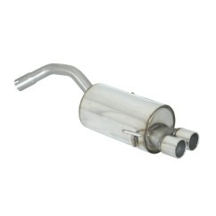 Silencieux arrière inox sortie ovale Alfa romeo 147 1.9 JTD (85/103/110KW) 2001 - 10/2004