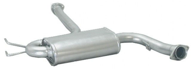 Silencieux Intermédiaire Centre VEGAZ PGS-130 - Pour Citroën Saxo, Peugeot 106 (compatible Nombreuses Références) - 11
