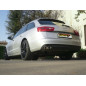 Silencieux arrière en inox 2 sorties 80mm AUDI A6 2.0TDI (130KW) 2011 - 2014