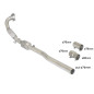 Catalyseur métallique Sport + ligne majoré en 76mm AUDI TT QUATTRO 2.0TFSI (147KW) 2006 - 2014