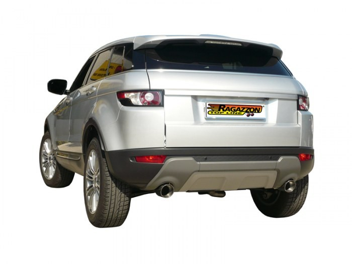 Garniture Couvercle Tuyau D'échappement Arrière Droit - Pour Land Rover Range Rover Evoque 2012-2018 - ABS Gris