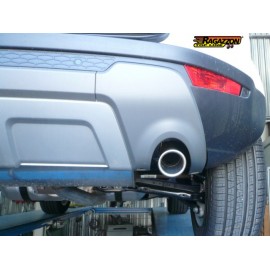 Sortie en inox 84mm Land Rover Range Rover EVOQUE 2.2 TD4 5 portes (110KW) 04/2011 - 2015