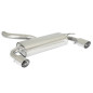 Silencieux arrière duplex en inox VOLVO C30 2.5 T5 10/2006 - 2013