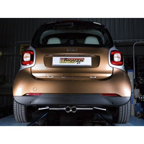 Silencieux Arrière Pour Smart Fortwo 451 1.0 Turbo Euro 5B - Pièce Neuve Kit Montage