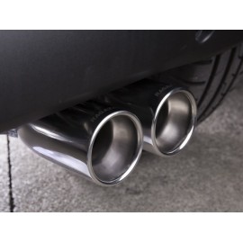 Silencieux arrière duplex 2 sorties 70mm SMART FORTWO 0.9 (66KW) 2014 - AUJOURD'HUI