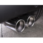 Silencieux arrière duplex 2 sorties 70mm SMART FORTWO 0.9 (66KW) 2014 - AUJOURD'HUI