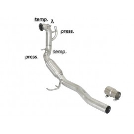 Tube remplacement catalyseur + tube suppression FAP SKODA OCTAVIA II 1.9TDI DPF (77KW) 2006 - 2013