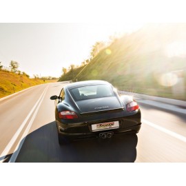 Catalyseur Métallique 200cpsi + Silencieux Duplex PORSCHE CAYMAN 2.7I (180KW) 2006 - 2008