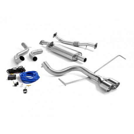 Ligne d'échappement complète ABARTH 500-595 1.4TJET (103KW) 2012 À Aujourd'hui Sortie 80 mm