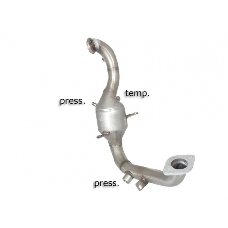 Tube remplacement FAP + Tube suppression catalyseur FORD C-MAX 1.6TDCI (66/80KW) 2005 - 2010