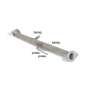 Tube suppression FAP en inox Ford S-Max 2.0TDCI DPF (120KW) 2010 - Aujourd'hui Tube suppression FAP en inox Ford S-Max 2.0TDCI DPF (120KW) 2010 - Aujourd'hui
