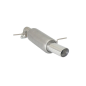 Silencieux arrière en inox 1 sortie 90mm MAZDA 2 1.3 (55/63KW) 10/2007 - 2014