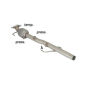 Catalyseur sport pour remplacement filtre à particules MAZDA 6 2.0CD 16V DPF (89/105KW) + WAGON 2005 - 09/2007