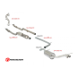 Tube intermédiaire Seat Ibiza IV(6J) CUPRA SC 1.4TSI (132KW) 10/2008 - 2015