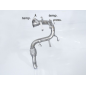 Tube remplacement catalyseur + tube remplacement Fap Groupe N MINI COOPER D 1.6 (82KW) 2011 - 2015