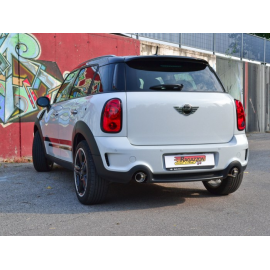 Échappement arrière duplex en inox MINI COUNTRYMAN R60 ALL4 1.6 COOPER D (82KW) 2011 - AUJOURD'HUI