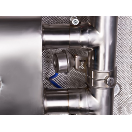 Silencieux arrière en inox avec Valve 2 sortie ronde 90mm MINI COOPER F56 S 2.0 (141KW) 2014 - AUJOURD'HUI